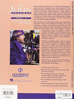 Dr. John Teaches New Orleans Piano - Volume 1 Book/Online